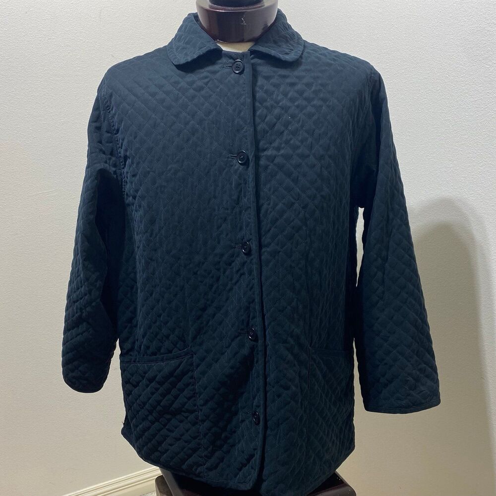 Davide Cenci Black Quilted Coat No Size
Tag See Measurements
